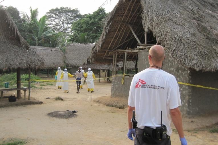 L'équipe MSF de réponse rapide est intervenue en décembre dernier contre des cas d'Ebola à Quewein dans le comté de Grand Bassa au Liberia.