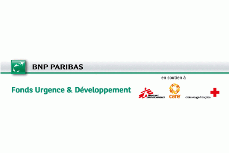 logo BNP Paribas Fonds Urgence et Développement