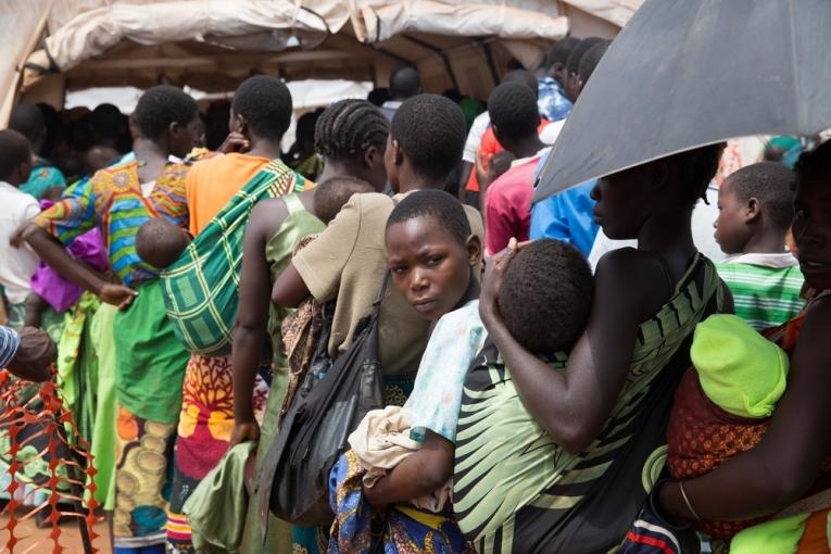 Camp de réfugiés mozambicains de Kapise. Février 2016