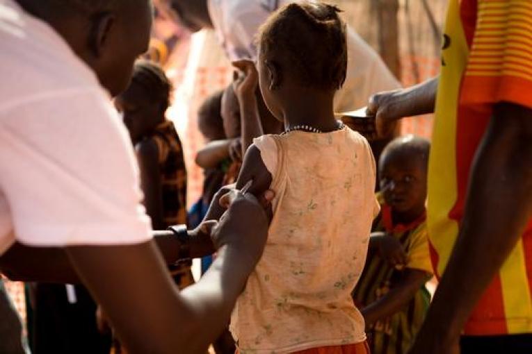 Campagne de vaccination contre la rougeole Yida février 2015