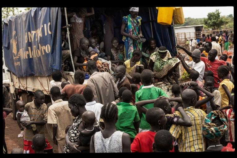 Arrivée de réfugiés sud soudanais en Ouganda