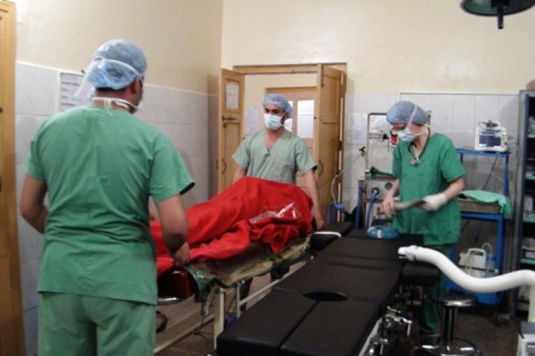 Bloc opératoire de l'hôpital THQ de Hangu Pakistan