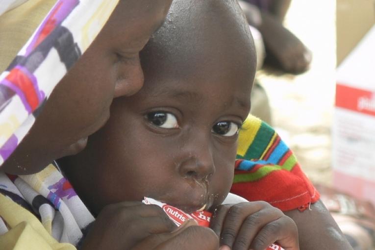 Tchad avril 2012. Programme nutritionnel MSF dans le district de Yao (région du Batha).