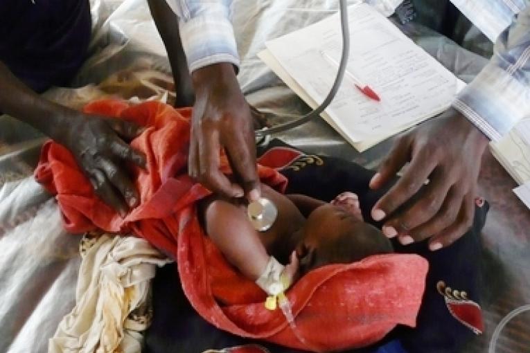 Hôpital d'Aweil service de pédiatrie. Mai 2012