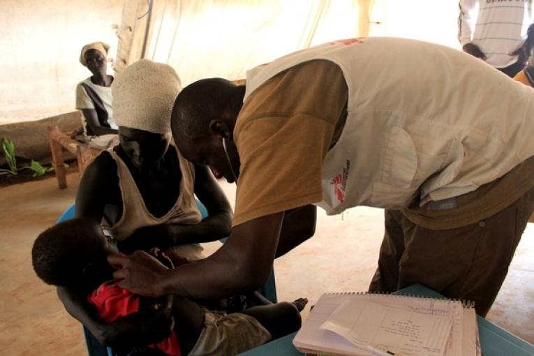 Prise en charge de la malaria camp de Doro; Soudan du Sud