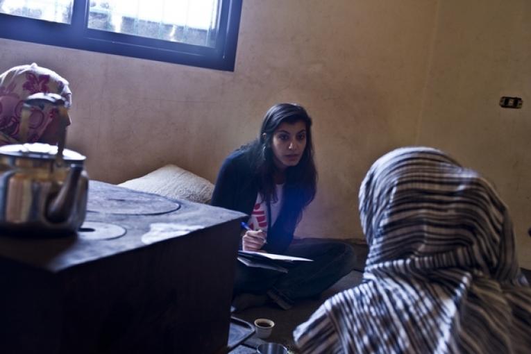 A l'écoute d'une Syrienne réfugiée avec sa famille au Liban