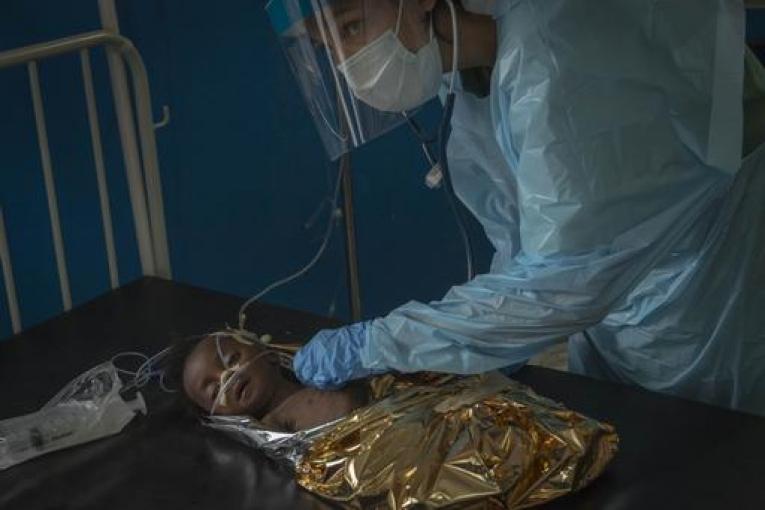 Hôpital pédiatrique MSF Monrovia avril 2015