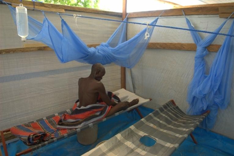 Zermou  Niger  Centre de traitement du cholera  Octobre 2010