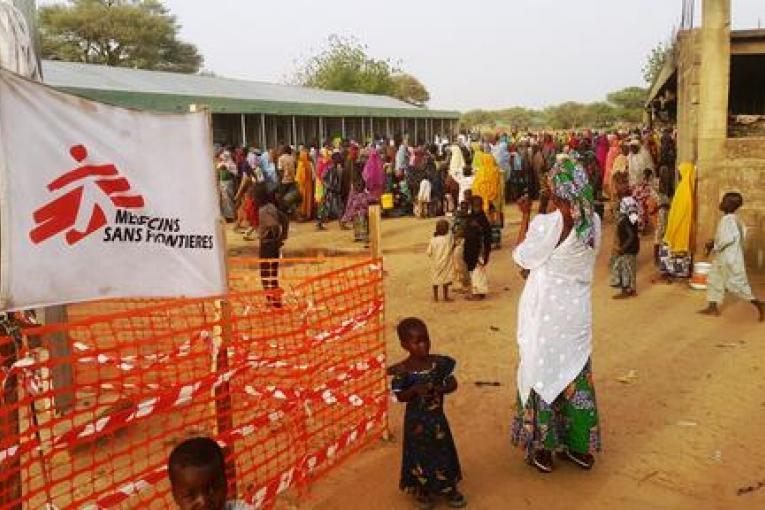 Le camp "Federal Training Centre" (FTC)  Maiduguri  Etat de Borno  Avril 2015
