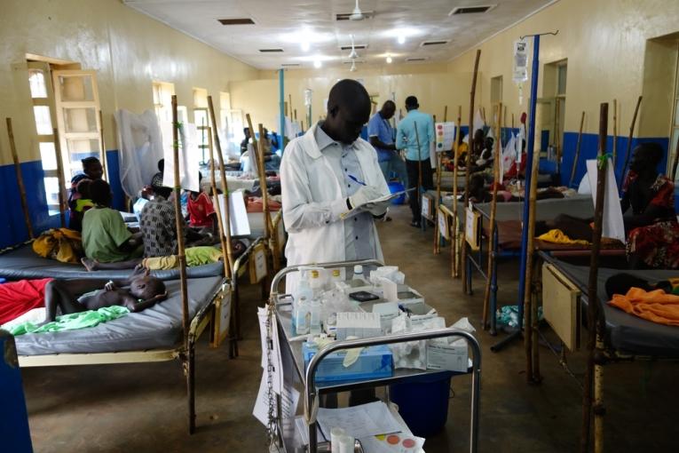 Près de 60% des admissions au projet de MSF à Aweil concernent des cas de paludisme