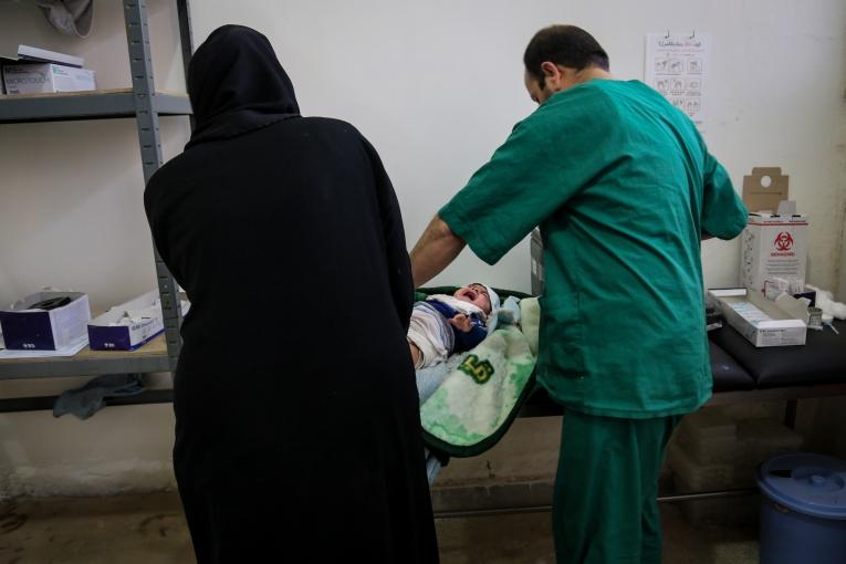 Infirmier MSF dans un hôpital du nord de la Syrie MSF