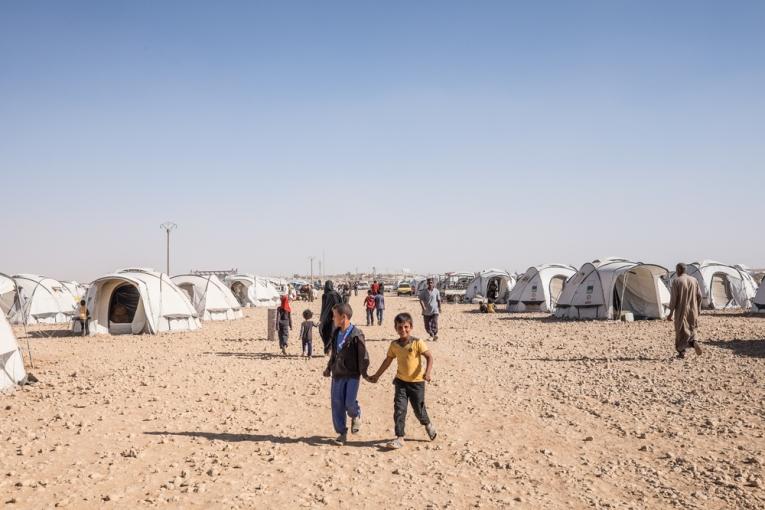 camp situé à une soixantaine de kilomètres de Rakka accueille près de 15 000 personnes