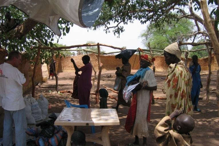 A Aweil dans le nord Bahr el Ghazal des familles déplacées venues de la zone d'Abyei étaient arrivées au début de l'année suite à d'autres affrontements