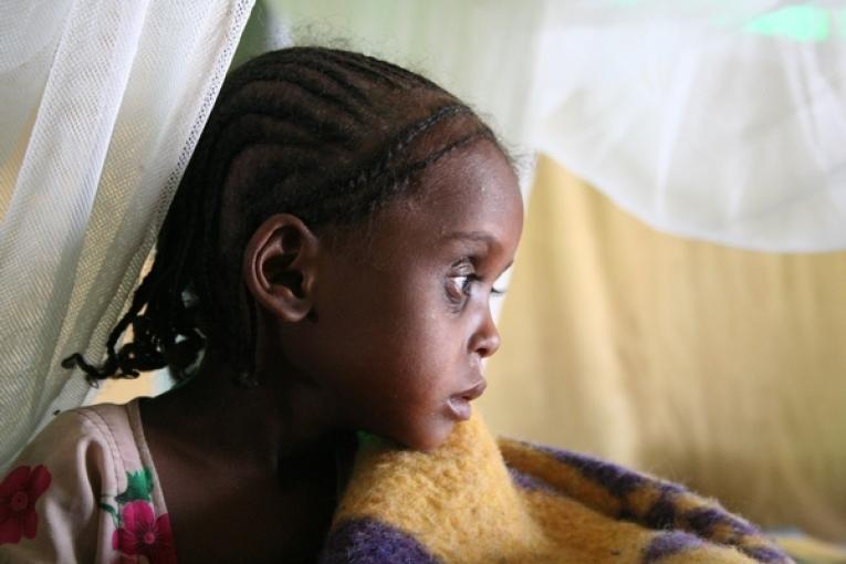 Sheleme au centre de renutrition thérapeutique de MSF sud de l'Ethiopie