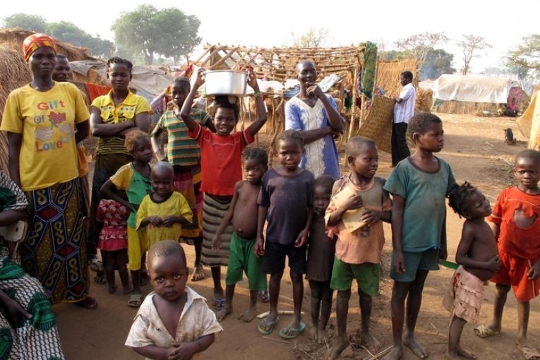 Camp de déplacés de Batangafo février 2015