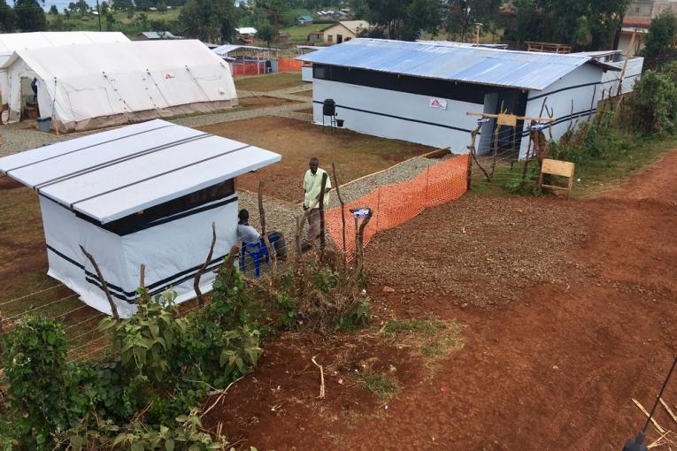 L'un des deux centres de traitement mis en place par MSF dans l'Est de l'Ouganda. MSF
