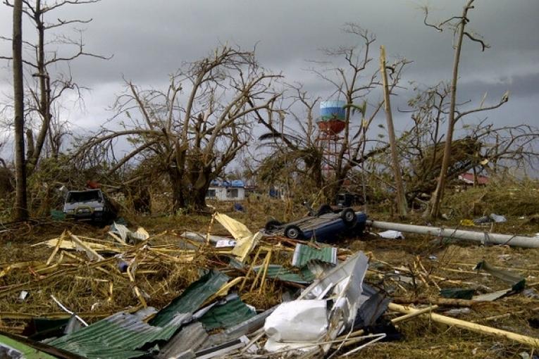 Aéroport de Tacloban aux Philippines le 15 novembre 2013.