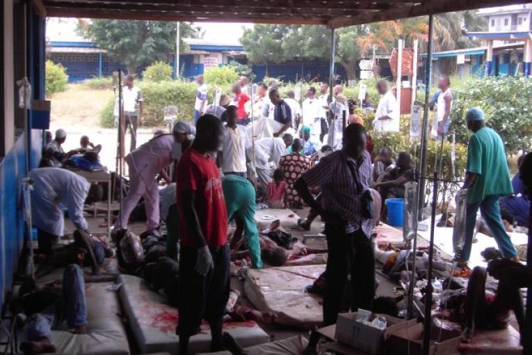 Prise en charge des blessés à l'hôpital d'Abobo Abidjan