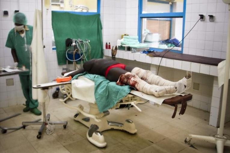 Hôpital d'Abobo Sud en Côte d'Ivoire le 17 mars 2011