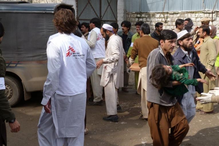 Blessés dans l'Agence de Kurram