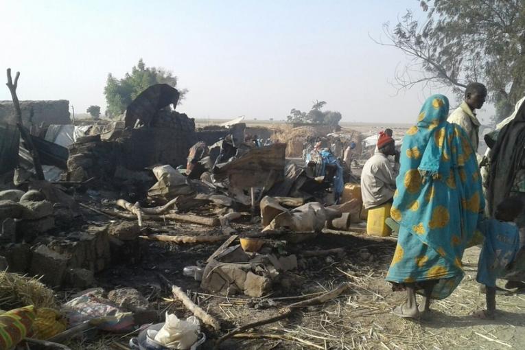 Rann Nigeria. Après le bombardement qui a fait au moins 52 morts et 120 blessés. MSF