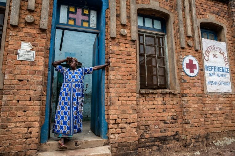 Le centre de santé de Mayi Munene dans la région du Kasaï RDC en septembre 2017.