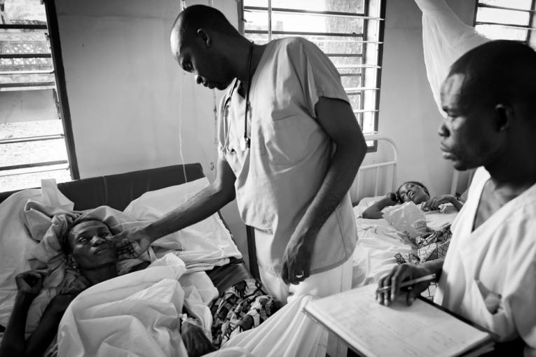 Centre hospitalier de Kabinda à Kinshasa en RDC. MSF