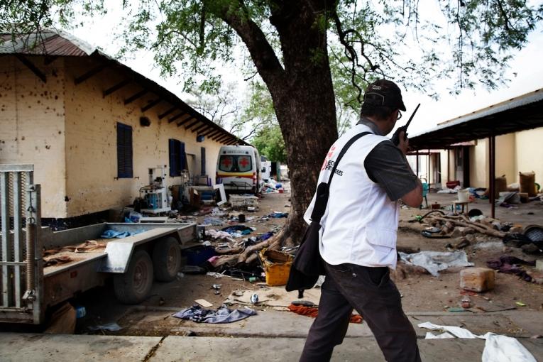 La ville de Malakal au Soudan du Sud a été attaquée en février 2014. Anna Surinyach/MSF