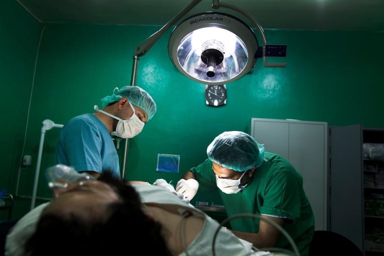 Un hôpital MSF à Alep en avril 2013. Anna Surinyach/MSF