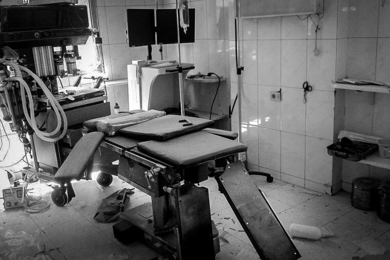 Hôpital Al Daqaq Alep août 2016.