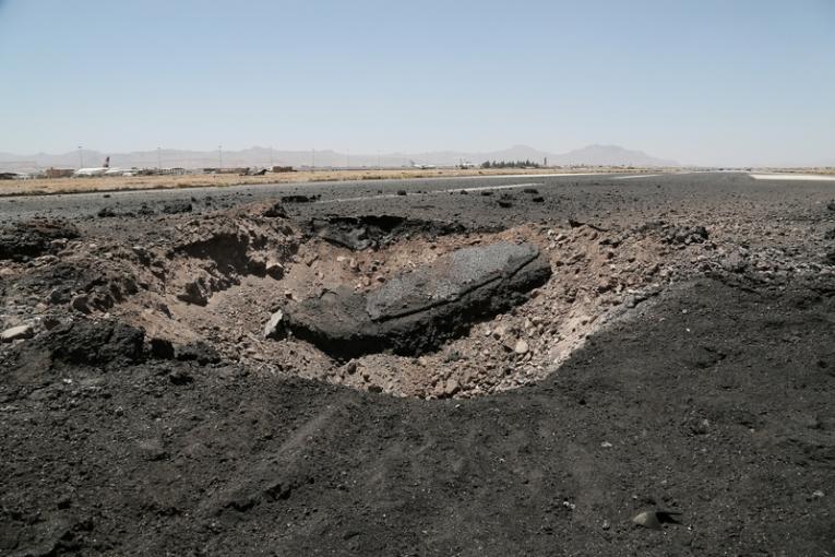 Aéroport de Sana'a au Yémen Thomas Glass/ICRC