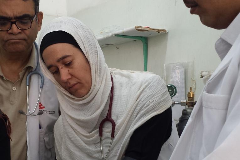 Dr Mariela Carrara médecin urgentiste au Yémen.