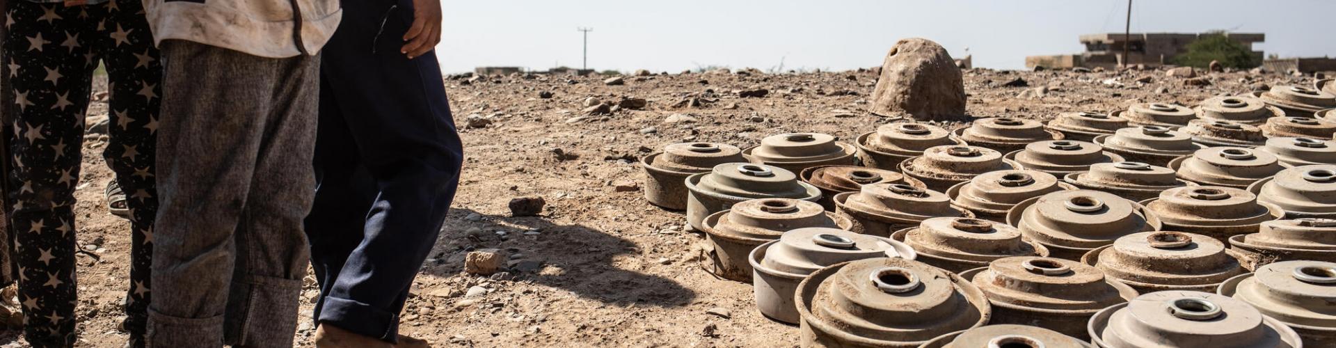 Landmines in Taiz and Hodeidah governorates