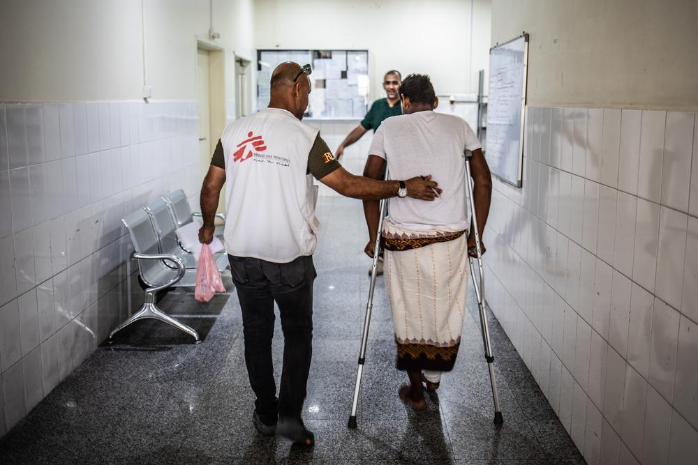 MSF Aden trauma hospital, Yémen, december 2019