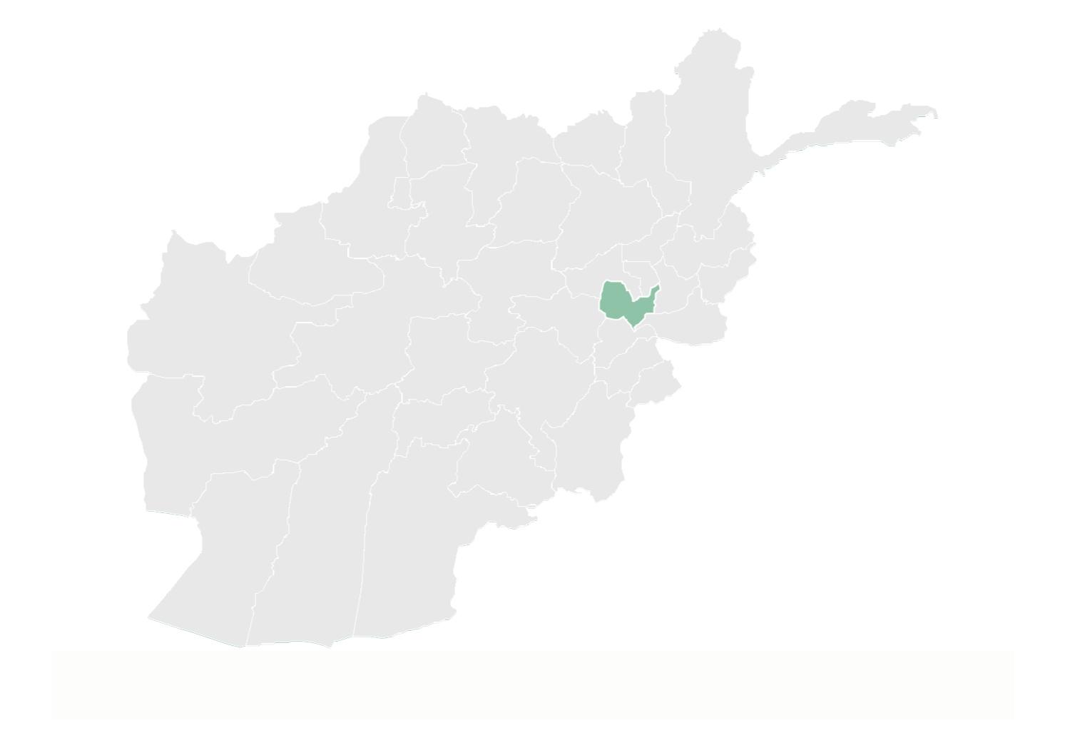 Carte Afghanistan / Dasht e Barchi