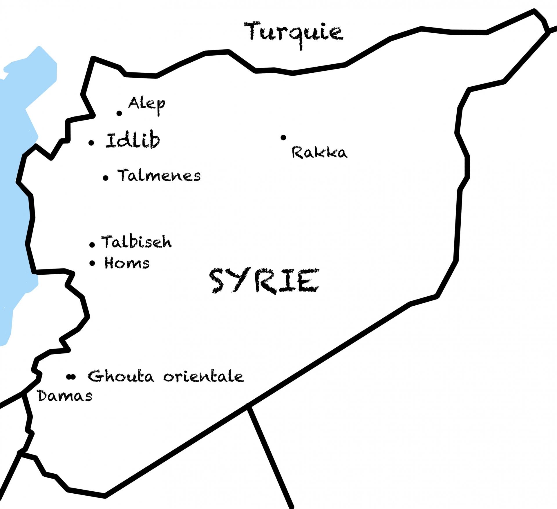 Carte Syrie LR Idlib