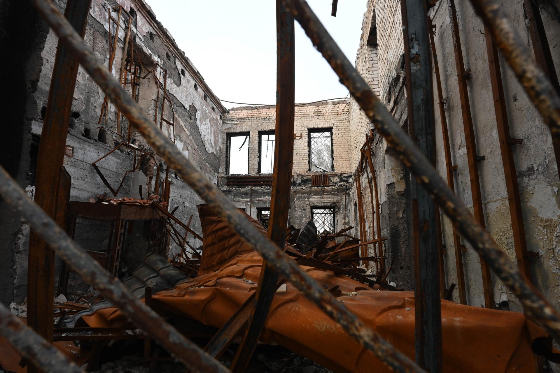 Centre de santé de Drobysheve. Ukraine. Janvier 2023.