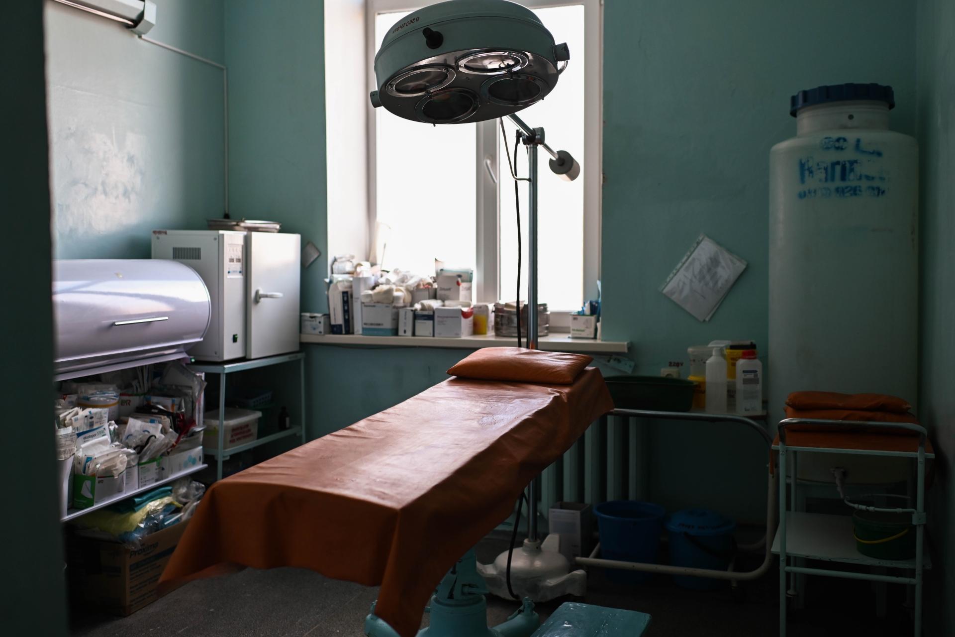 Hôpital de Kostyantynivka, dans la région de Donetsk. Ukraine. Janvier 2023.