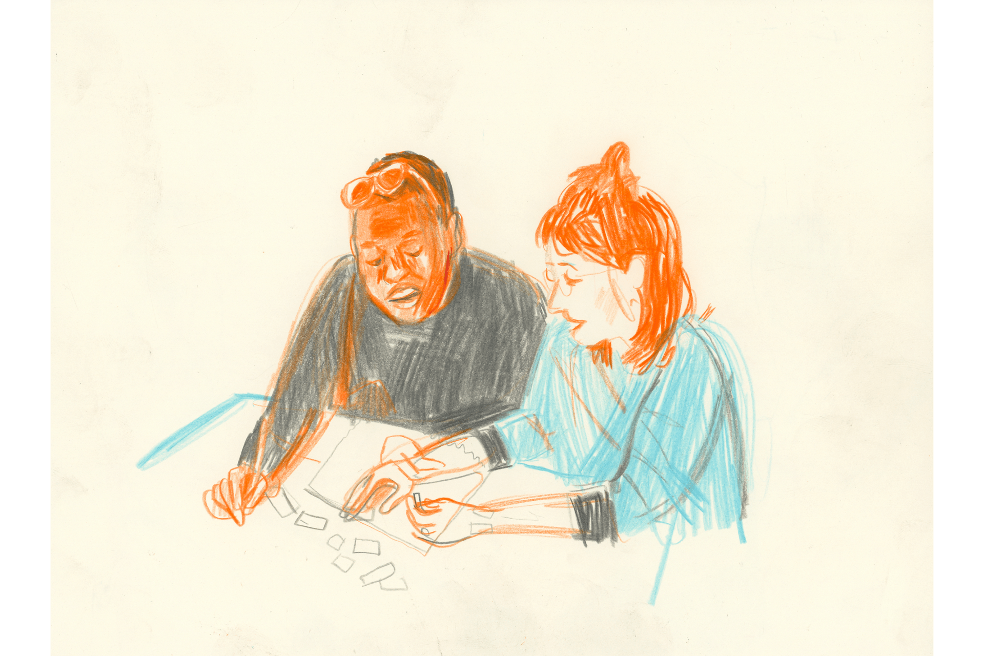 Portraits d'adolescents du GR1.