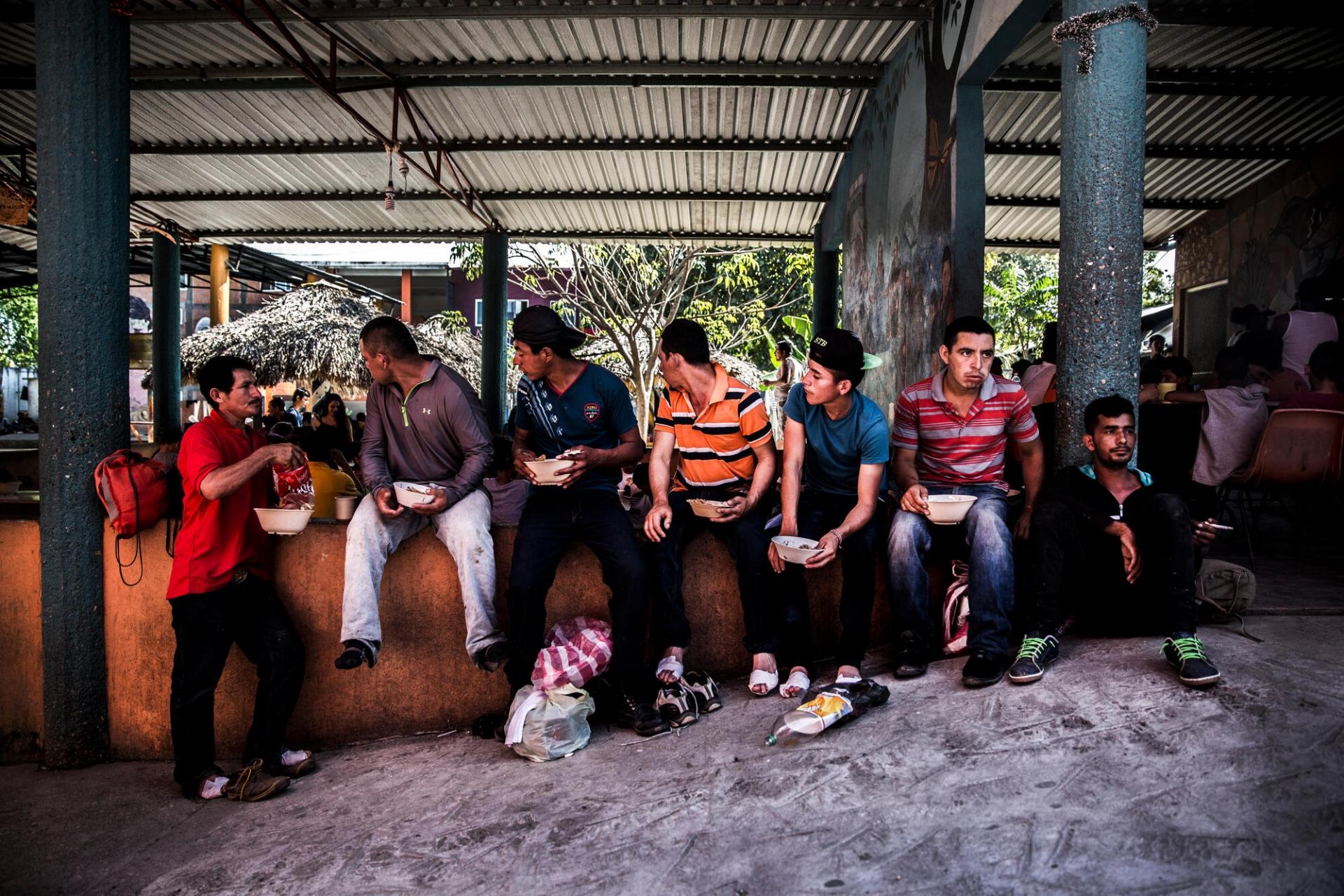 Centre pour les migrants, Tenosique, Mexique.