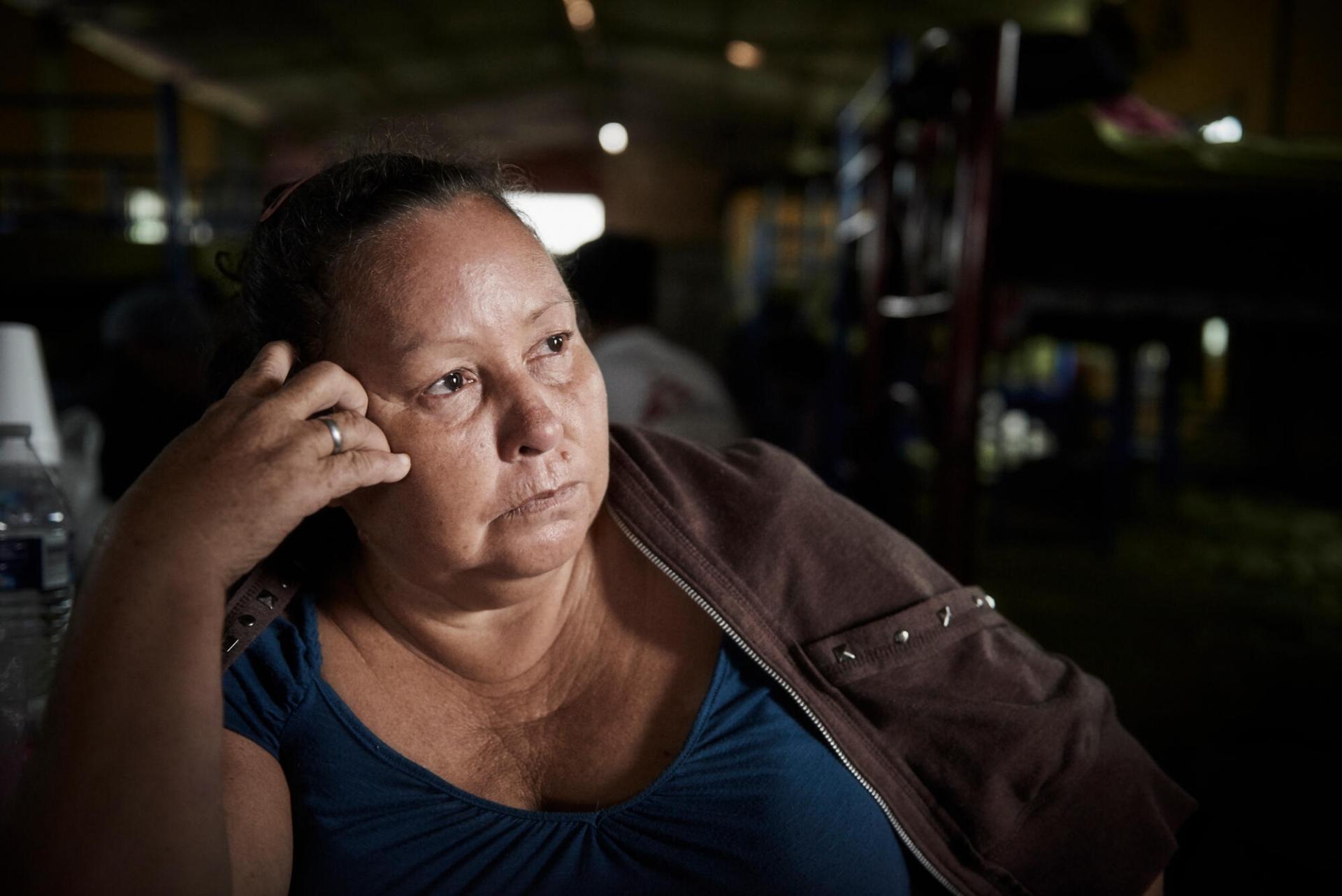 Doris a fui le Honduras avec son fils et des proches.