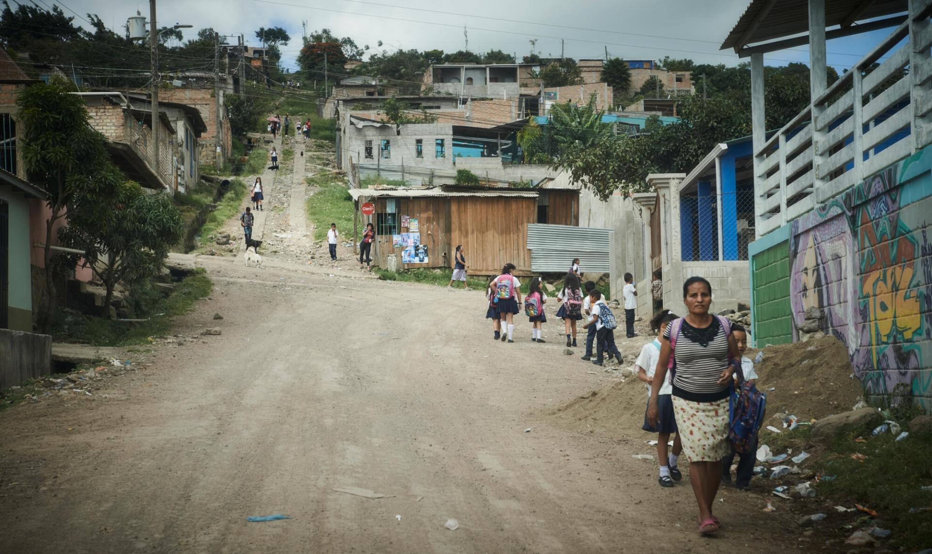 Quartiers où les équipes MSF interviennent à Tegucigalpa, la capitale hondurienne. 