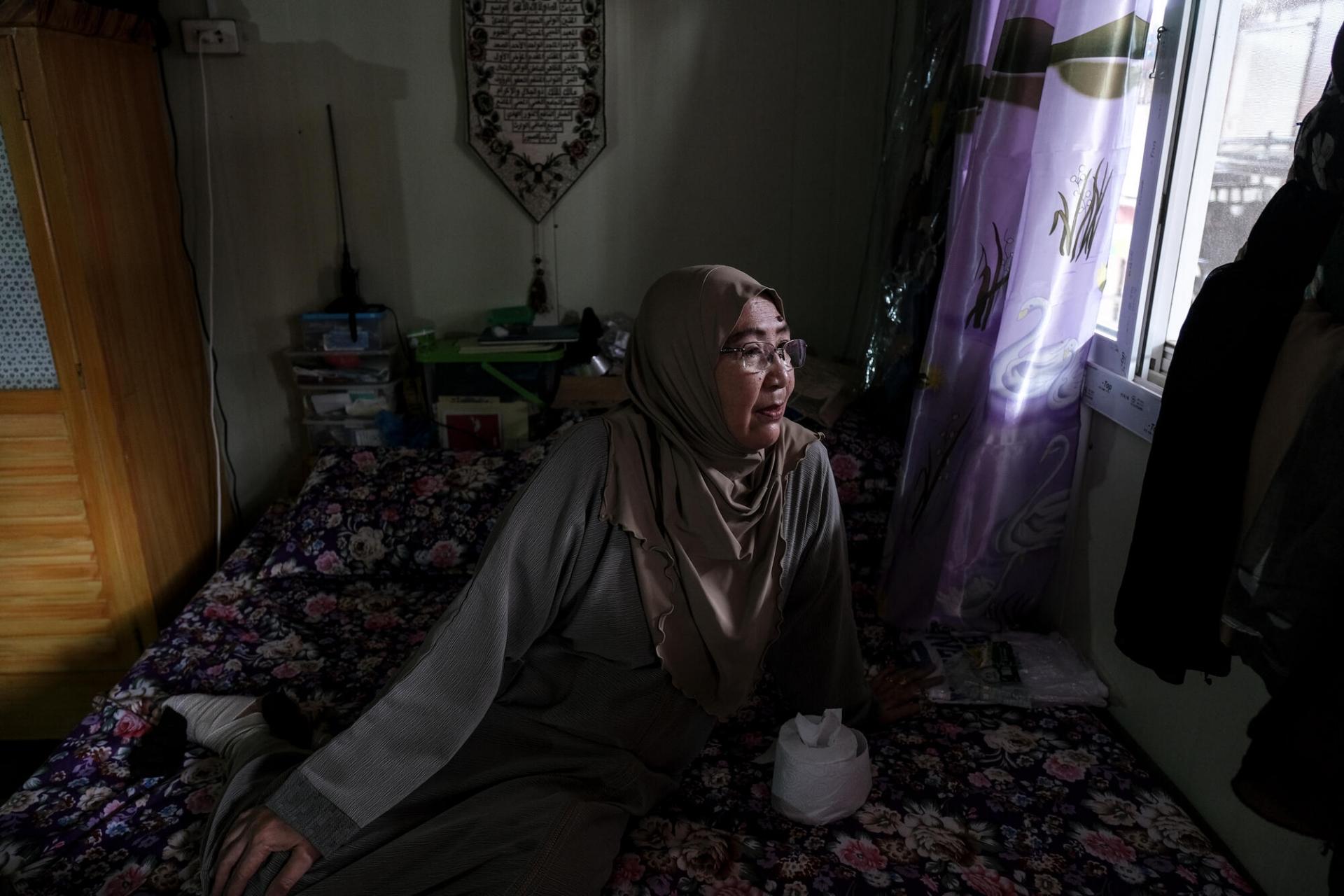 Sobaida Comadug, 60 ans, ancienne résidente du quartier de Ground Zero à Marawi.