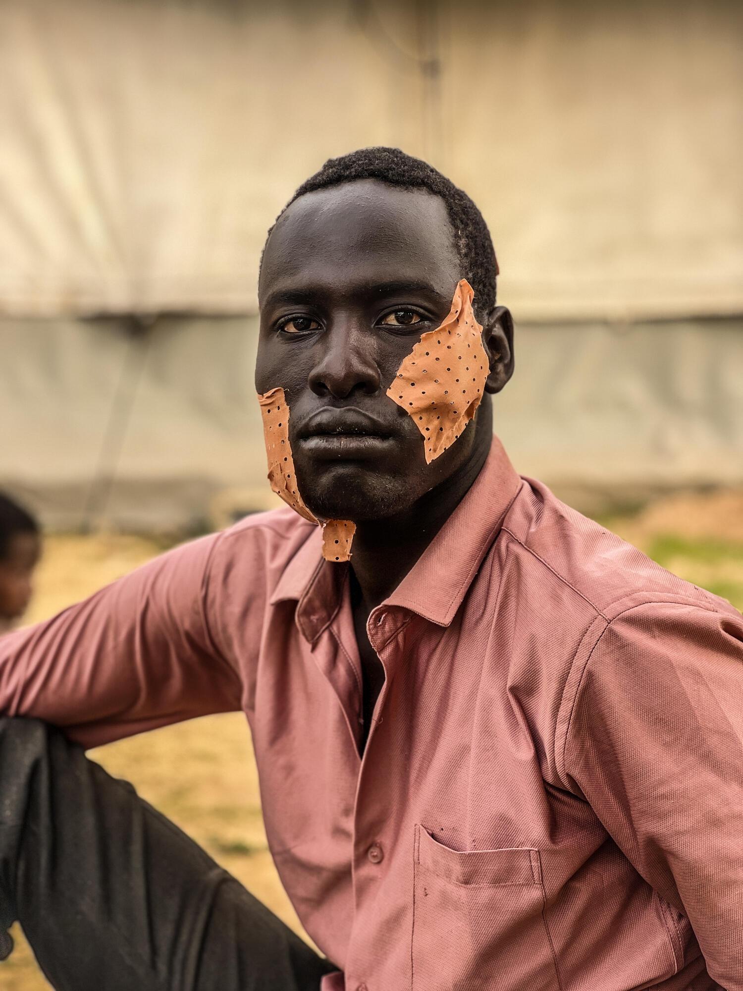 Avant d'arriver à Adré, ce soudanais a été barricadé pendant plusieurs jours sans pouvoir sortir.