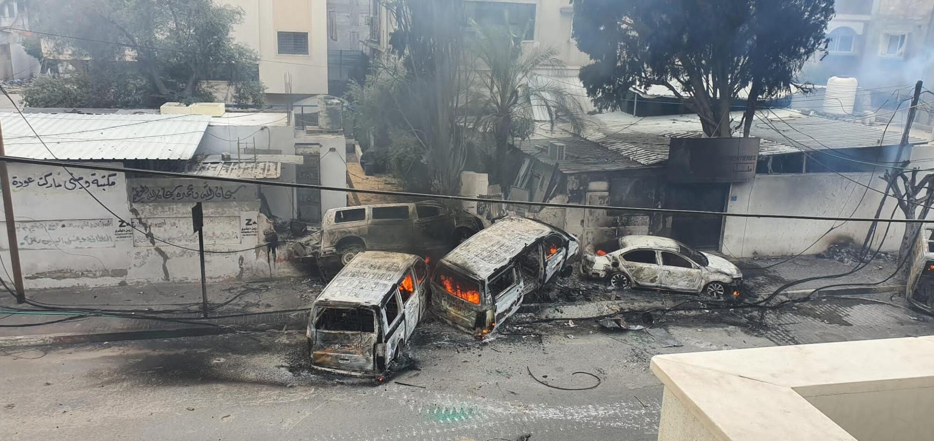 MSF convoy attacked in Gaza