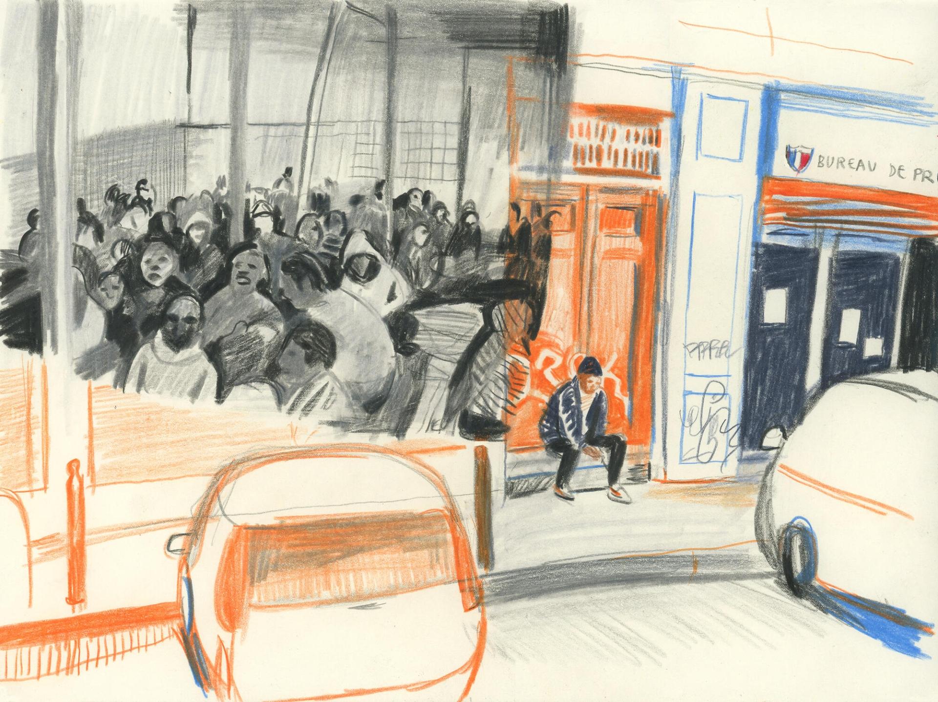 De nombreux adolescents du GR1 sont passés par la Libye où ils ont été victimes de maltraitance ou de torture en détention.