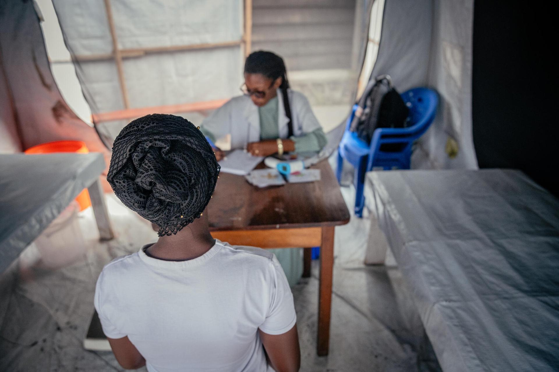 Mugunga 3 health center in Goma