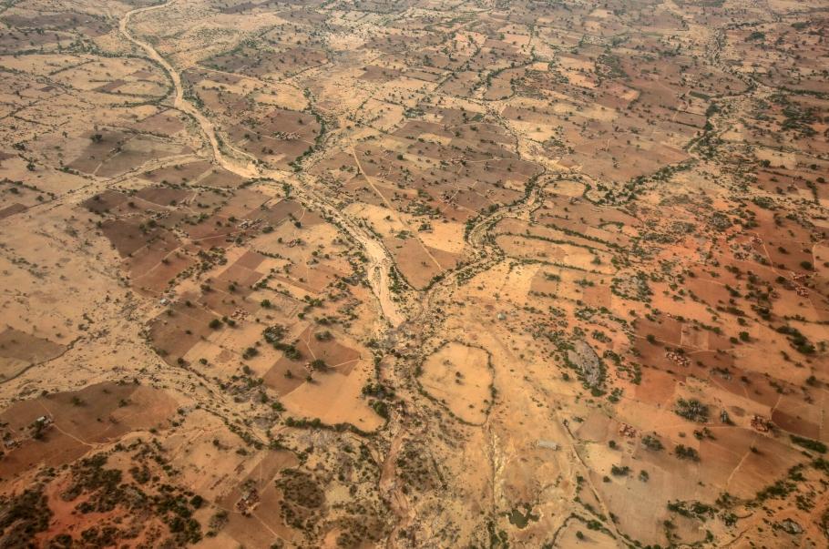 Vue aérienne de l’État de Katsina, Nigeria, juin 2022.
