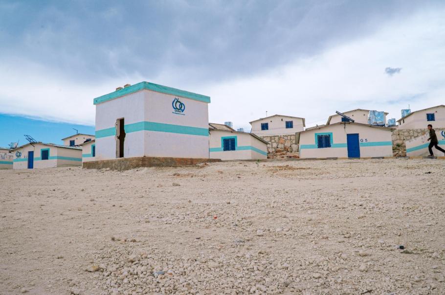 Abris de personnes déplacées à Idlib, dans le nord-ouest de la Syrie.