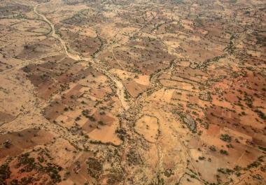Vue aérienne de l’État de Katsina, Nigeria, juin 2022.
